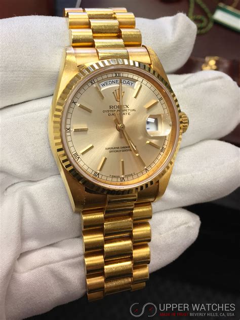 Rolex president gold for sale